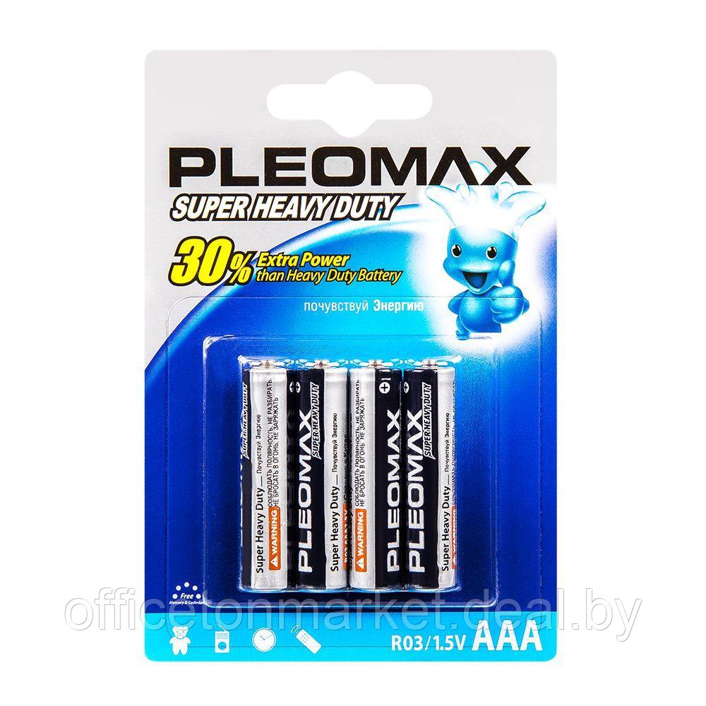 Батарейки солевые Samsung "Pleomax AAA/R03", 4 шт. - фото 1 - id-p137118178
