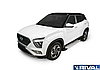 Порог-площадка "Silver" F173AL + комплект крепежа, RIVAL, Hyundai Creta 2021-, фото 2