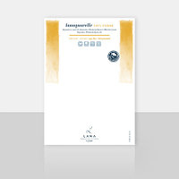 Бумага для акварели Lanaquarelle, 300 г/м, 100% хлопок, горячее прессование, лист, 56 x 76 см