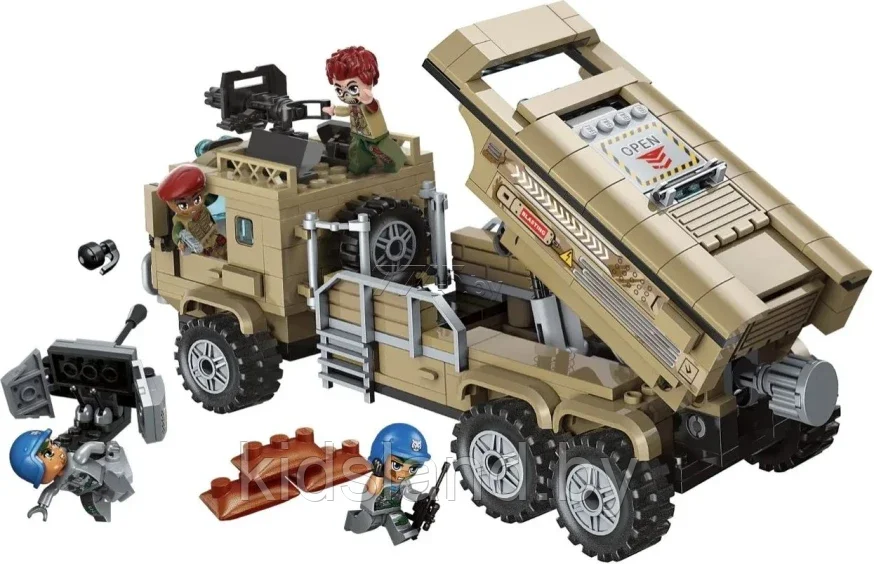 Конструктор QMAN CombatZones Передвижная ракетная установка" арт 1728, фото 1