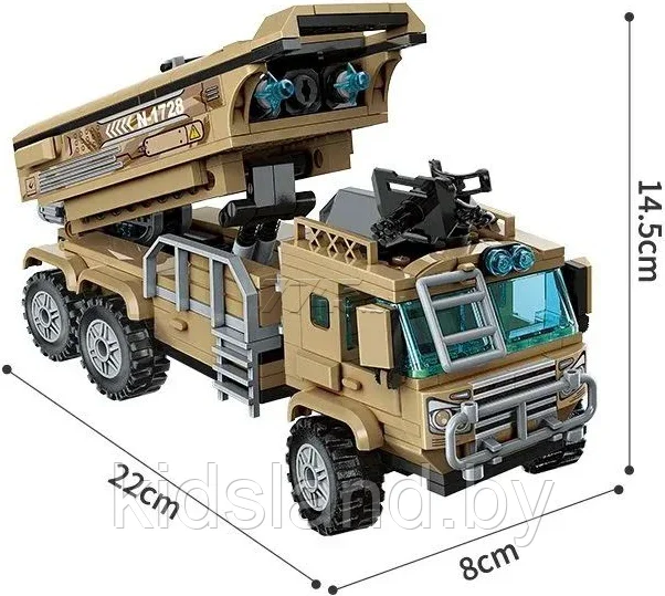 Конструктор QMAN CombatZones Передвижная ракетная установка" арт 1728 - фото 2 - id-p188186211