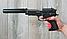 Детский металлический пневматический пистолет  c глушителем Airsoft Gun C.19+, фото 4