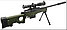 Детская пневматическая  снайперская винтовка с оптическим и лазерным прицелом СВД, фото 6