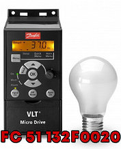 Частотный преобразователь VLT Micro Drive FC 51, 1,5кВт, 3-х 380В