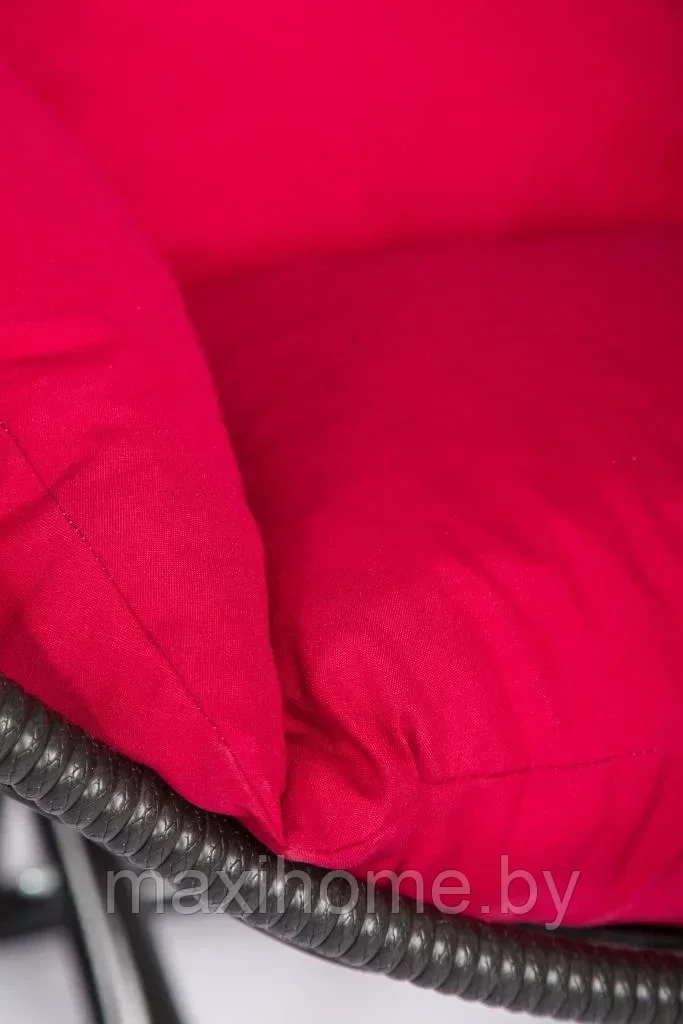 Подвесное кресло-кокон LetoLux Liverpool Черный Красный - фото 3 - id-p188190532