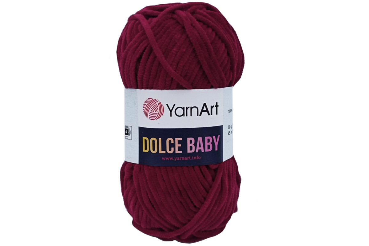 Пряжа Ярнарт Дольче Бейби (Yarnart Dolce Baby) цвет 752 винный