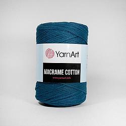 Хлопковый шнур Ярнарт Макраме Коттон (Yarnart Macrame Cotton) цвет 789 морская волна