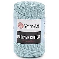 Хлопковый шнур Ярнарт Макраме Коттон (Yarnart Macrame Cotton) цвет 775 мятный