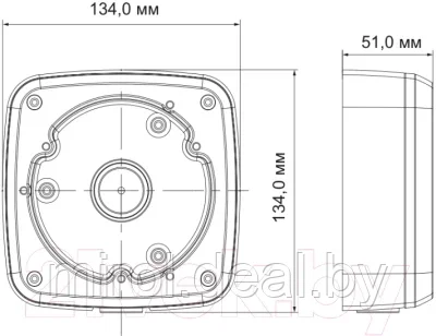 Кронштейн для камер видеонаблюдения Honeywell HQA-BB2 - фото 2 - id-p188191407