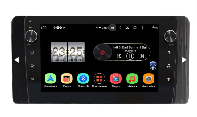 Штатная магнитола LeTrun для Volkswagen Polo 6 2020+ на Android 10 4/32, DSP с крутилками