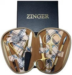 Маникюрный набор Zinger 7103 (6 предметов) КЛЕТКА