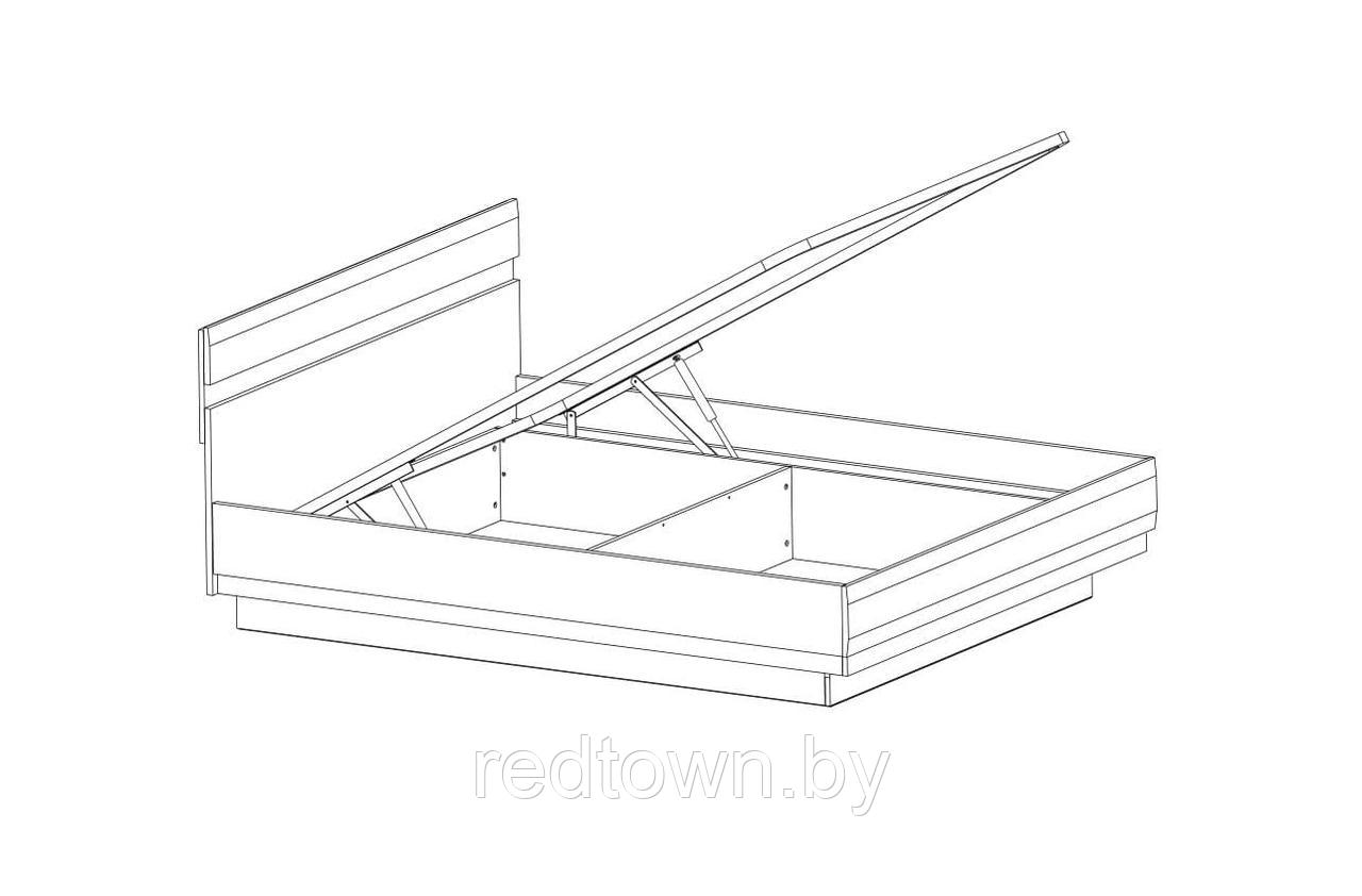 Кровать LINATE 160см с подъёмным механизмом - фото 4 - id-p188198113