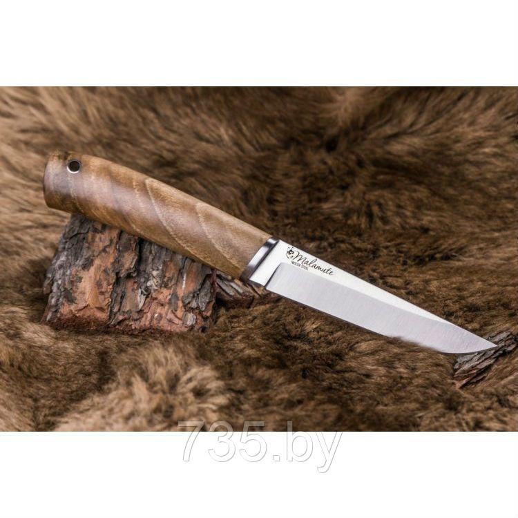 Нож Malamut Niolox SW (Stonewash,дерево) - фото 1 - id-p188198180