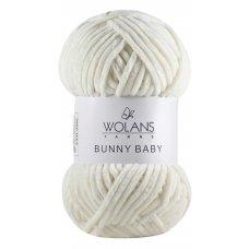 Пряжа плюшевая Wolans Bunny Baby (Банни Бейби) цвет 02 молочный - фото 2 - id-p188199642