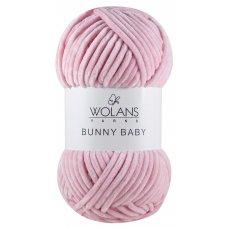 Пряжа плюшевая Wolans Bunny Baby (Банни Бейби) цвет 05 розовый - фото 1 - id-p188201794