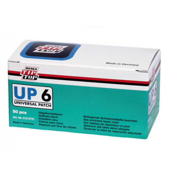 Универсальные заплатки TIP-TOP UP6 (60*60 мм. 50 шт.)