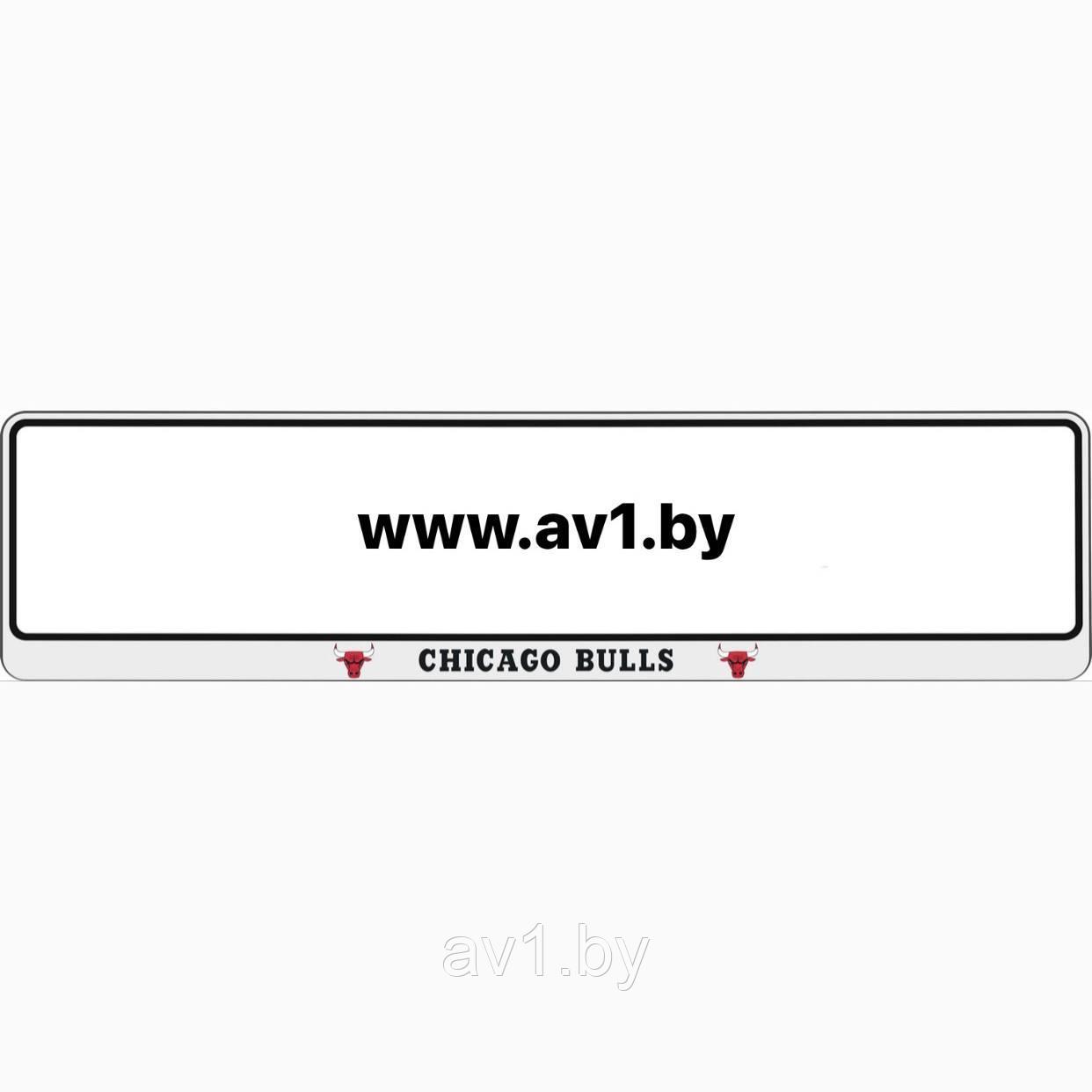 Рамка номера CHICAGO BULLS / Чикаго Булс - фото 1 - id-p188209020