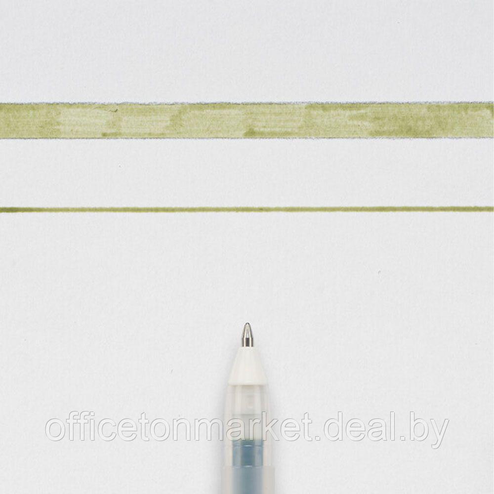Ручка гелевая "Gelly Roll Glaze", 0.6 мм, прозрачный, стерж. темно-зеленый - фото 2 - id-p178285669