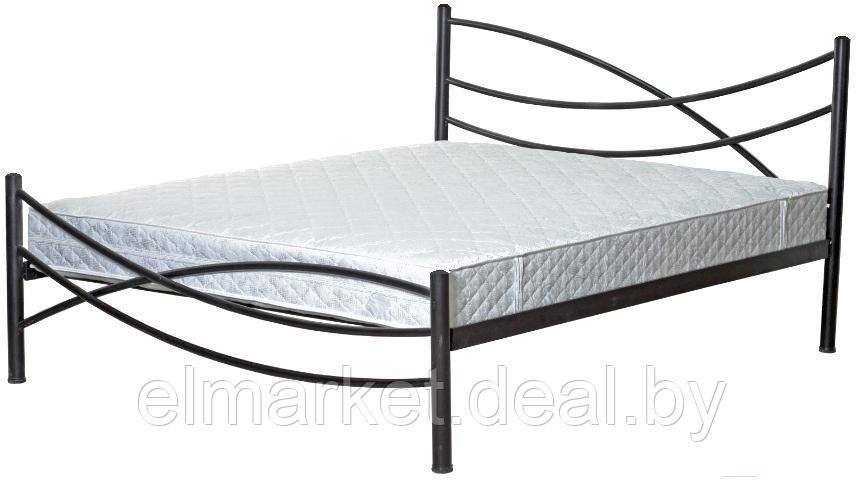 Двуспальная кровать Князев Мебель Калифорния коричневый - фото 1 - id-p188211663