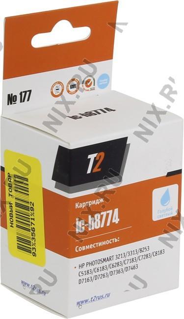 Картридж T2 ic-h8774 (№177) Light Cyan для HP PS 3213/3313/8253/C5183/C6183/C6283/C7183/C8183