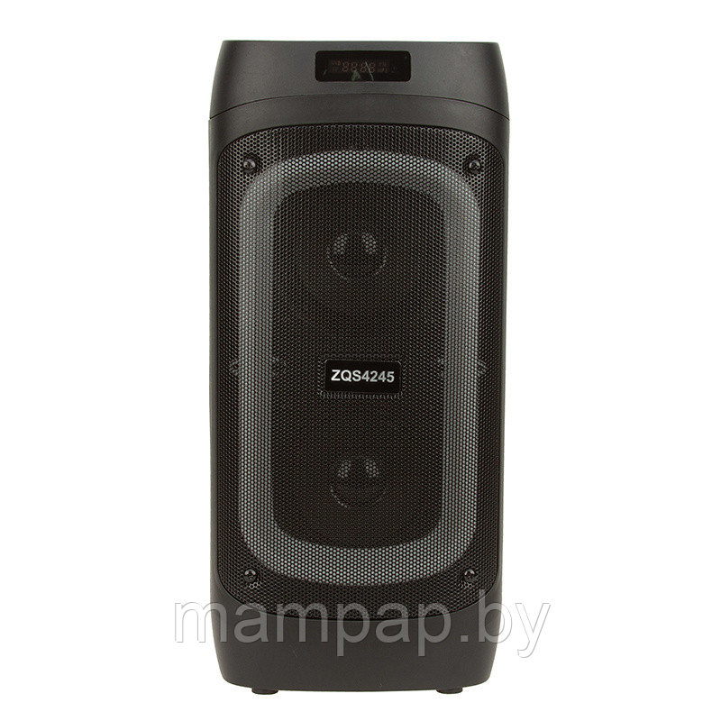 Беспроводная портативная колонка Wireless Speaker ZQS-4245 со светомузыкой+караоке микрофон + пульт