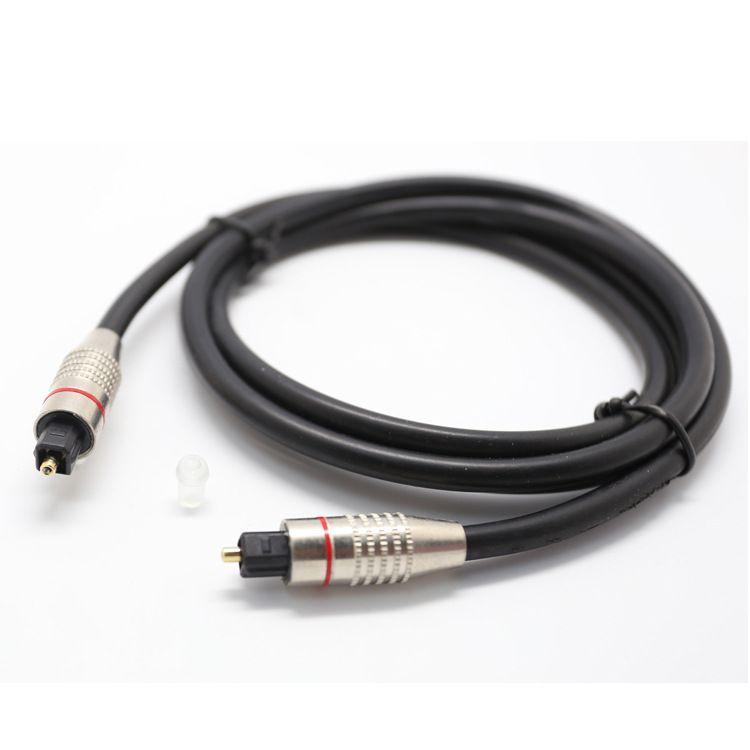 Кабель оптический (Toslink/SPDIF) PRO, усиленный, 5 метров, черный 556150