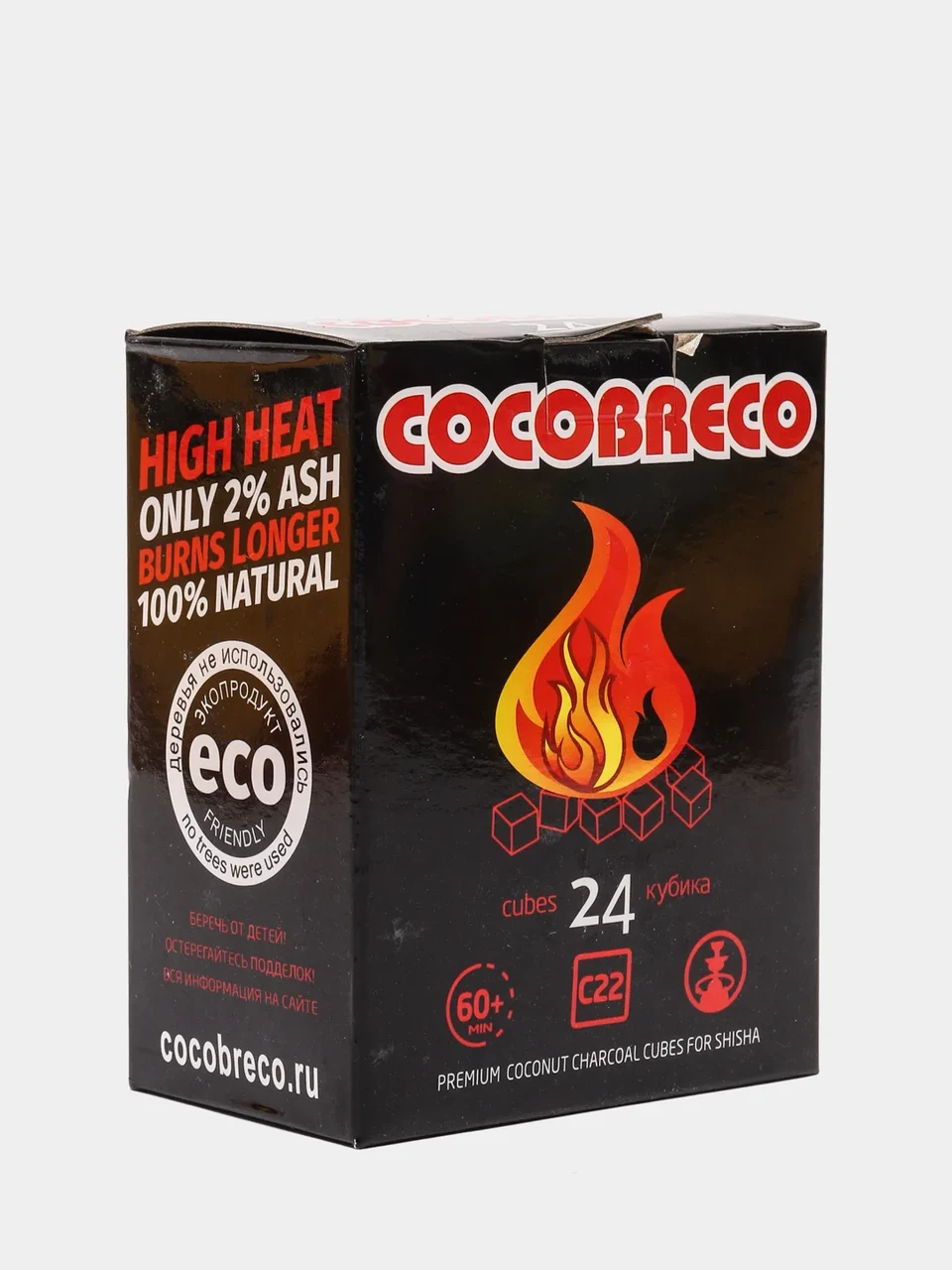 Cocobreco Уголь для кальяна кокосовый - фото 1 - id-p150726691