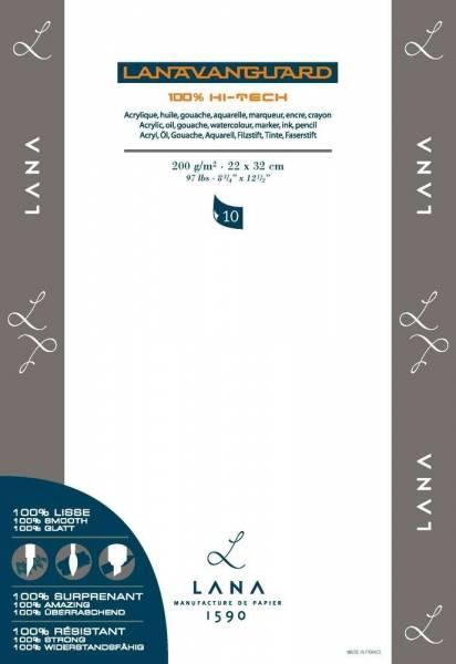 Бумага LanavanguardPad 200 г/м, склейка, 22 x 32 см, 10 листов - фото 5 - id-p188250104