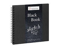 Скетчбук BlackBook 250 г/м, 23,5 x 23,5 см, 30 листов