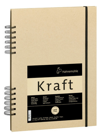 Скетчбук KraftPaper 120 г/м, DIN A4, 80 листов - фото 1 - id-p188250402
