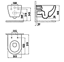 Унитаз Creavit Free FE322-11CB00E-0000, фото 3