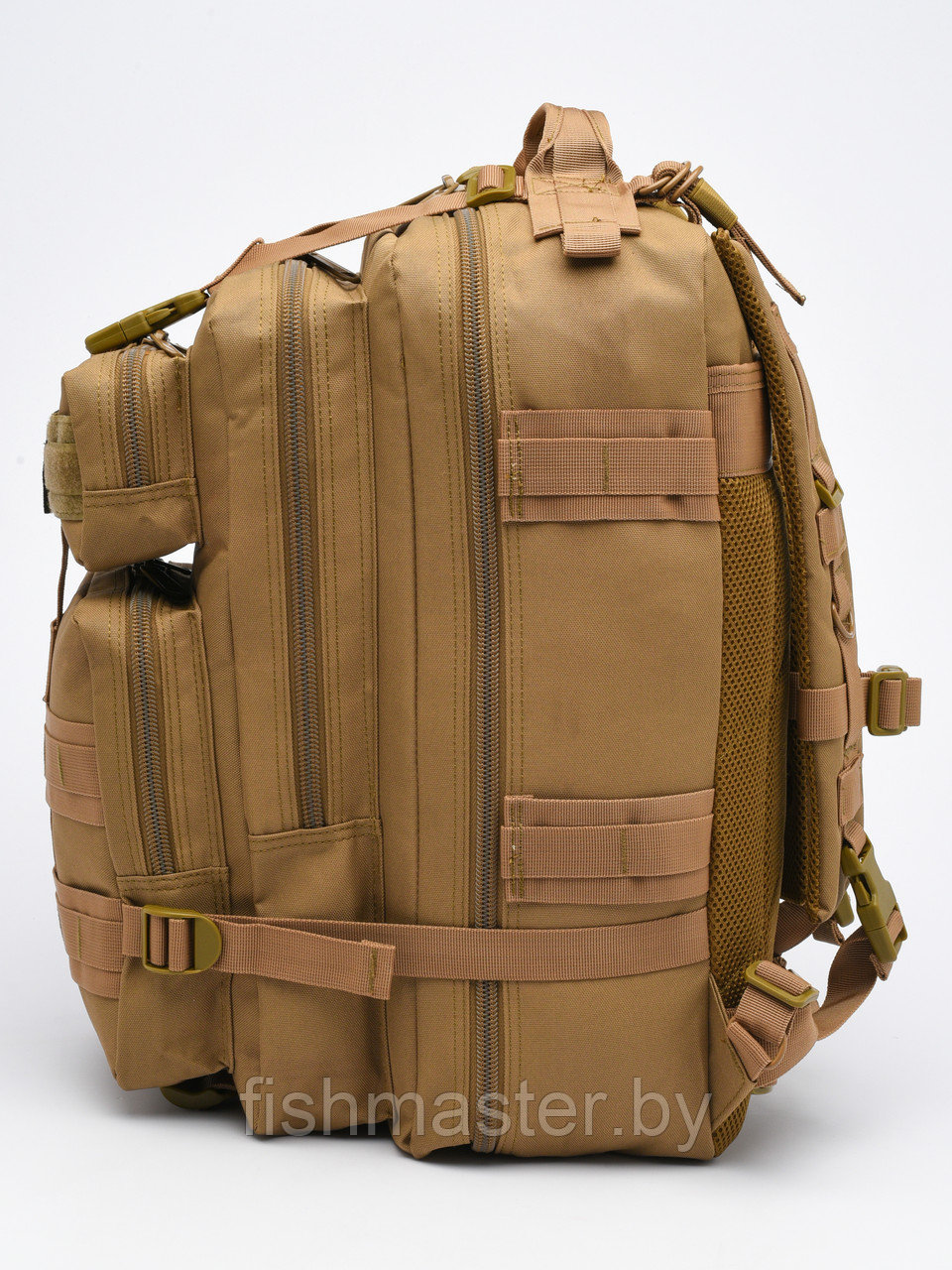 Рюкзак тактический HUNTSMAN RU 043-1 40л ткань Оксфорд цвет Бежевый - фото 2 - id-p188253094