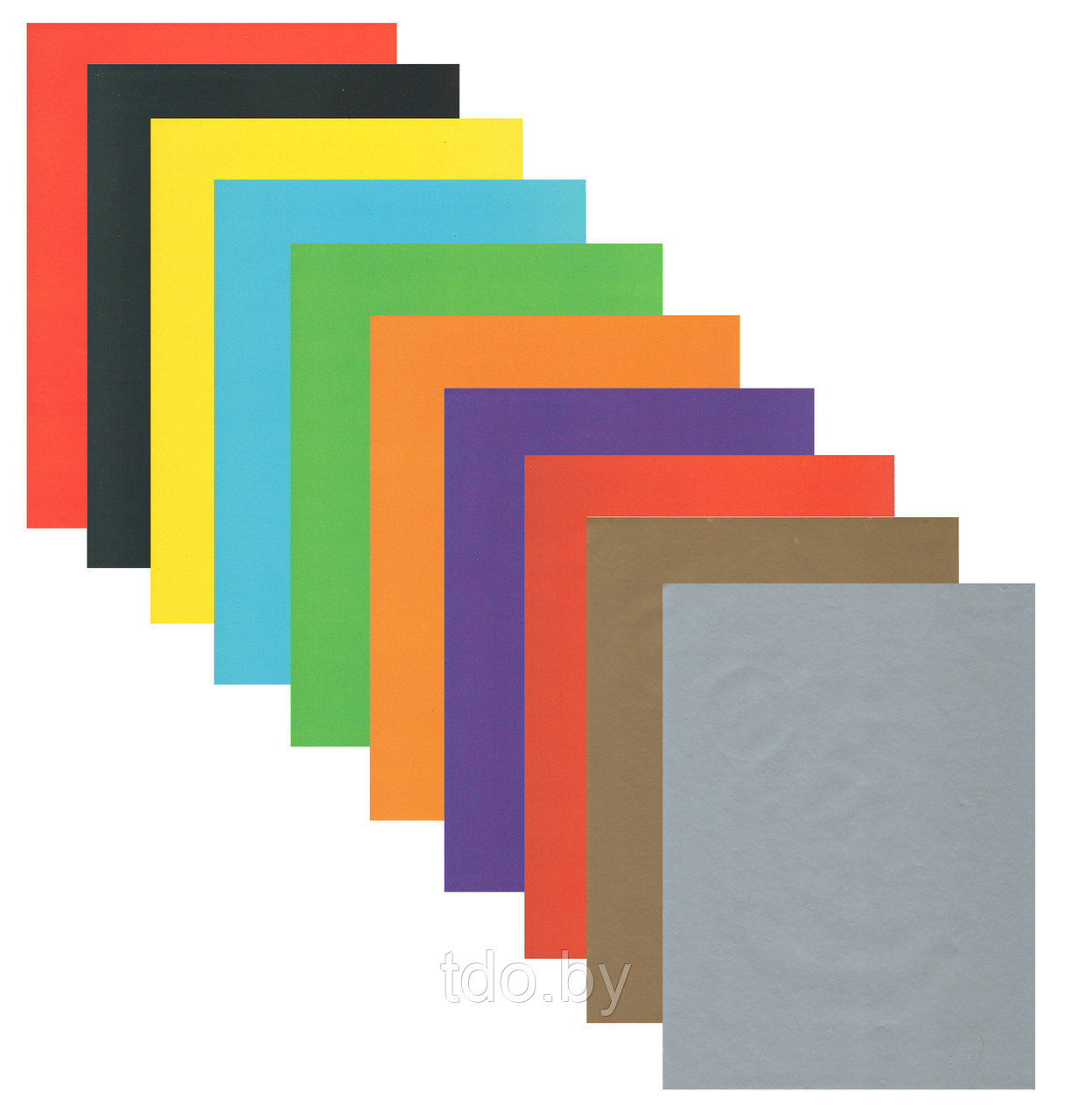 Набор цветной мелованной бумаги "Сказочный патруль", А4, 10 листов, 10 цветов - фото 3 - id-p188270347