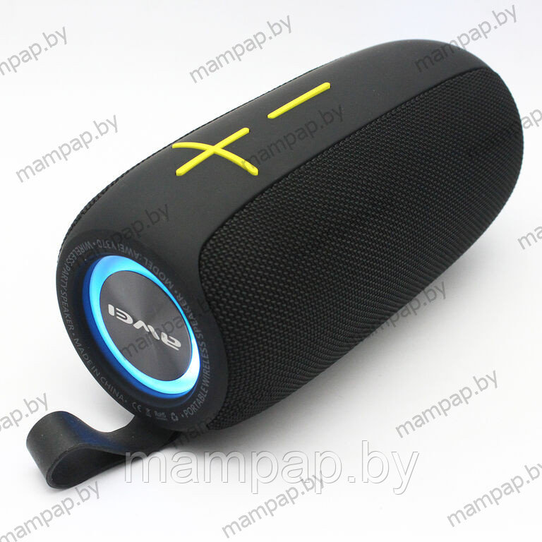 Портативная Bluetooth колонка AWEI Y370 с подсветкой RGB - фото 1 - id-p188292769