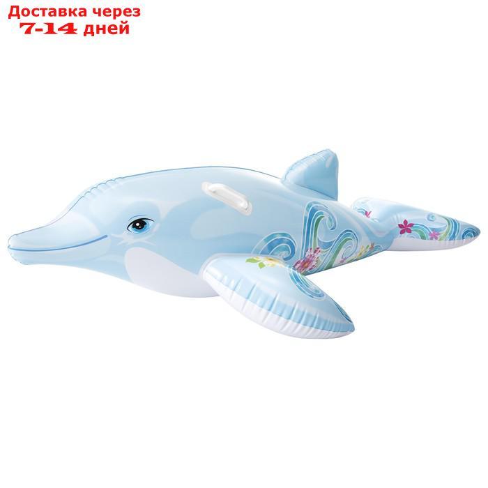Игрушка для плавания "Дельфин", 175 х 66 см, от 3 лет, 58535NP INTEX - фото 1 - id-p188227379