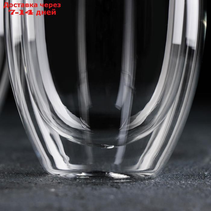 Набор стаканов с двойными стенками Magistro "Поль", 350 мл, 2 шт, 8,5×12 см - фото 2 - id-p188238416