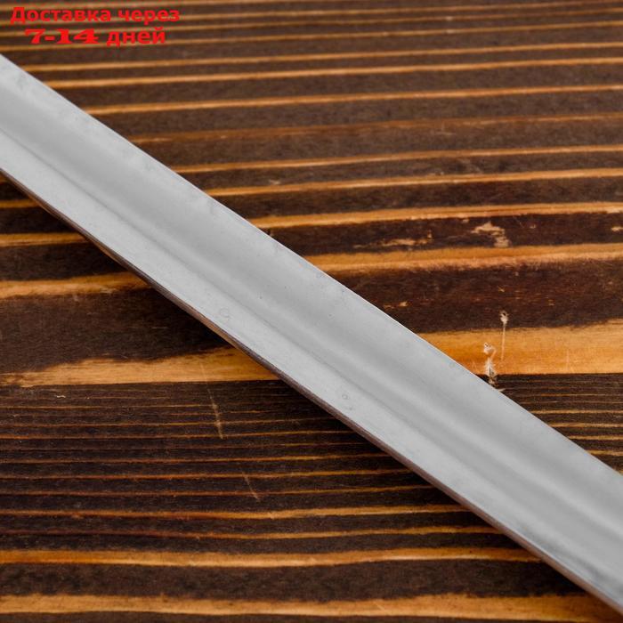 Шумовка для казана узбекская 48см, диаметр 14см, с деревянной ручкой - фото 7 - id-p188237468