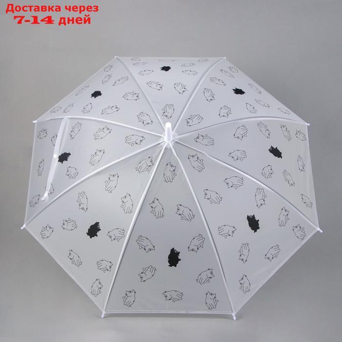 Детский зонт "Чёрно-белые кошки" 92 × 92 × 75,5 см, МИКС - фото 4 - id-p188230679