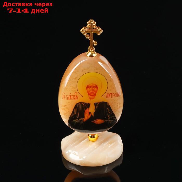Яйцо "Святая Матрона", на подставке - фото 1 - id-p188239558