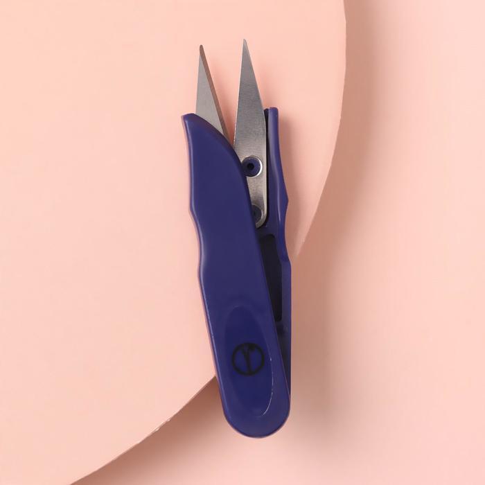 Ножницы для обрезки ниток, 10,5 см, цвет синий - фото 1 - id-p188113605