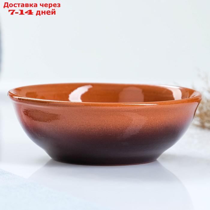 Набор посуды "Вятская керамика" 2,5л + 4х0,5л + деревянная ложка, традиционный - фото 5 - id-p188237375