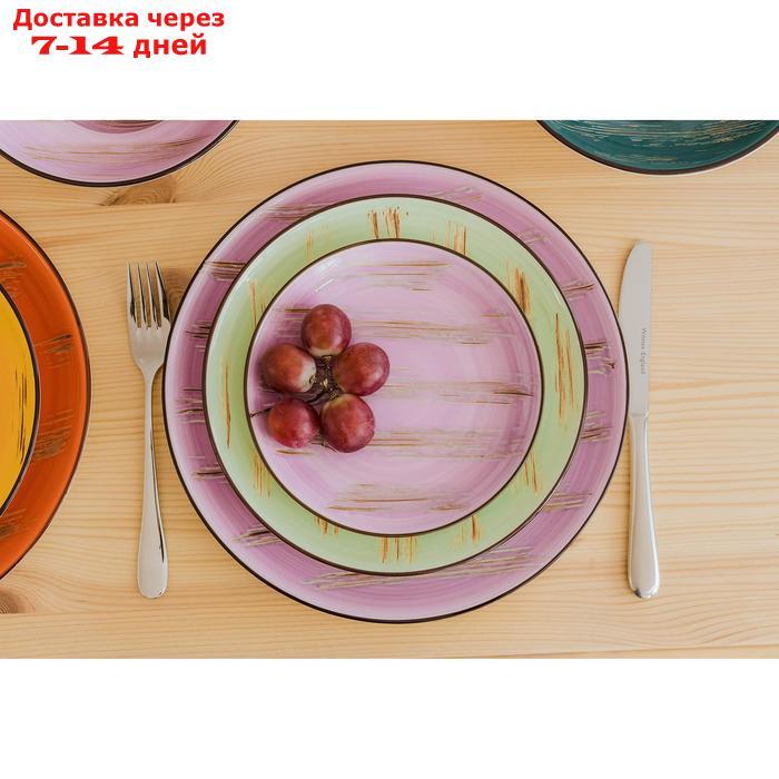 Тарелка обеденная Wilmax Scratch, d=28 см, цвет сиреневый - фото 4 - id-p188238357