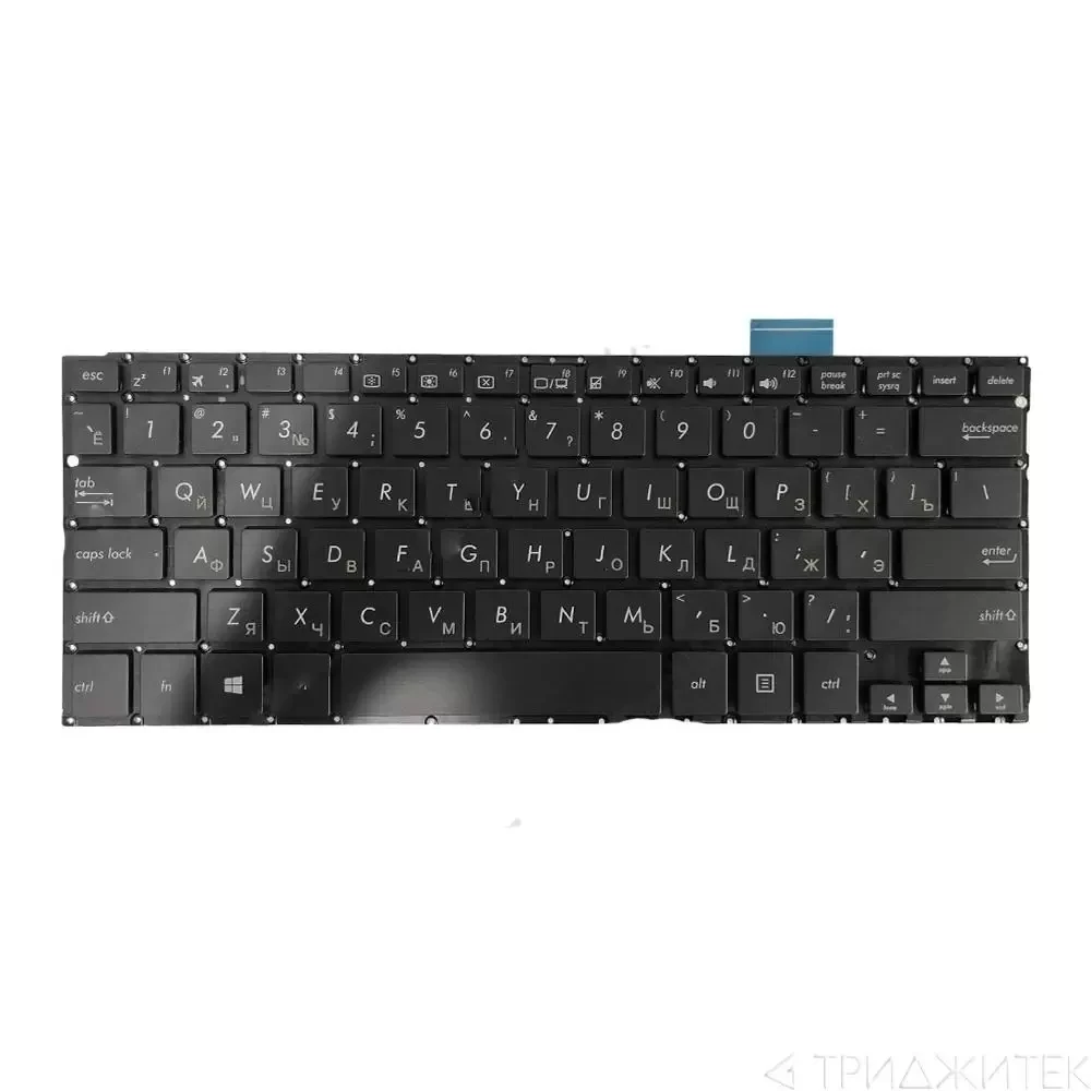 Клавиатура для ноутбука Asus UX360, UX360CA, UX360UA, черная