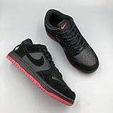 Кроссовки мужские Nike SB/ повседневные Nike SB черно-красные, фото 10