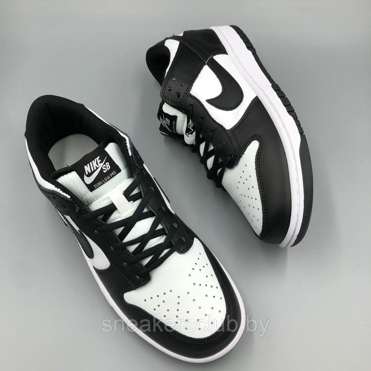 Кроссовки мужские черно-белые Nike SB / демисезонные / повседневные - фото 6 - id-p185110976