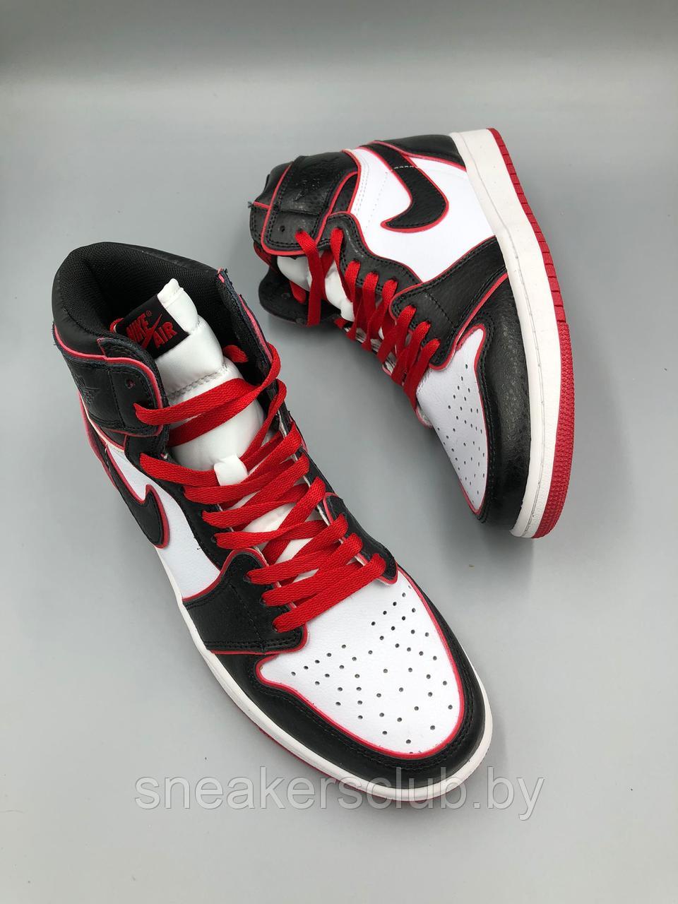 Кроссовки мужские Nike Air Jordan 1 / высокие кроссовки / повседневные - фото 3 - id-p185109258