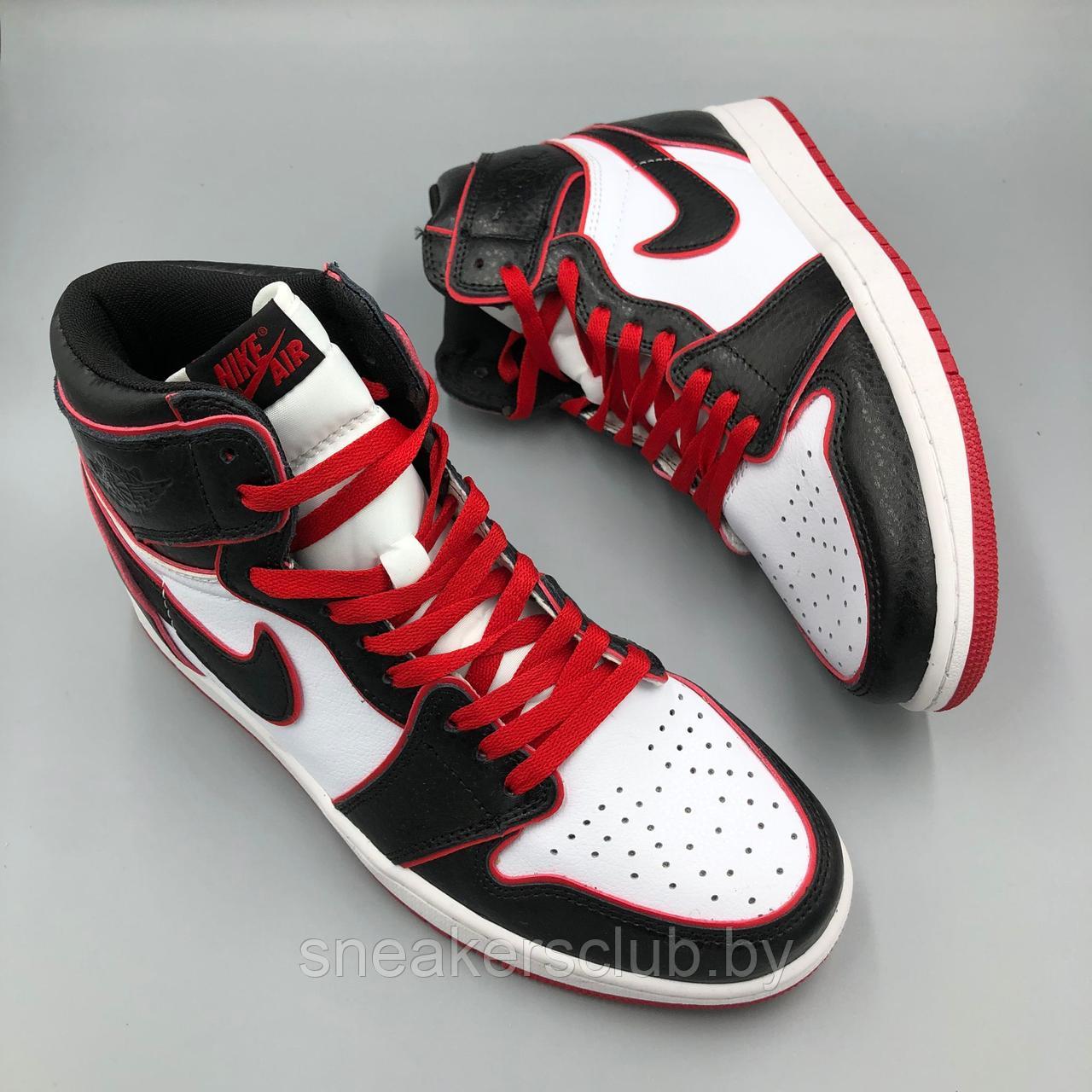 Кроссовки мужские Nike Air Jordan 1 / высокие кроссовки / повседневные - фото 2 - id-p185109258