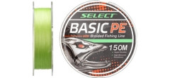 Плетеный шнур Select Basic PE X4 150m (салатовый) 0.10mm 10LB/4.8kg - фото 1 - id-p188308789