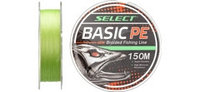 Плетеный шнур Select Basic PE X4 150m (салатовый) 0.22mm 30LB/13.6kg
