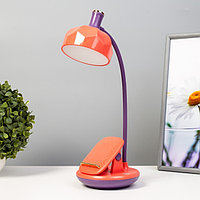 Настольная лампа Эдельс LED 3Вт 3000-6000К USB АКБ оранжевый 12,5х12,5х39,5 см